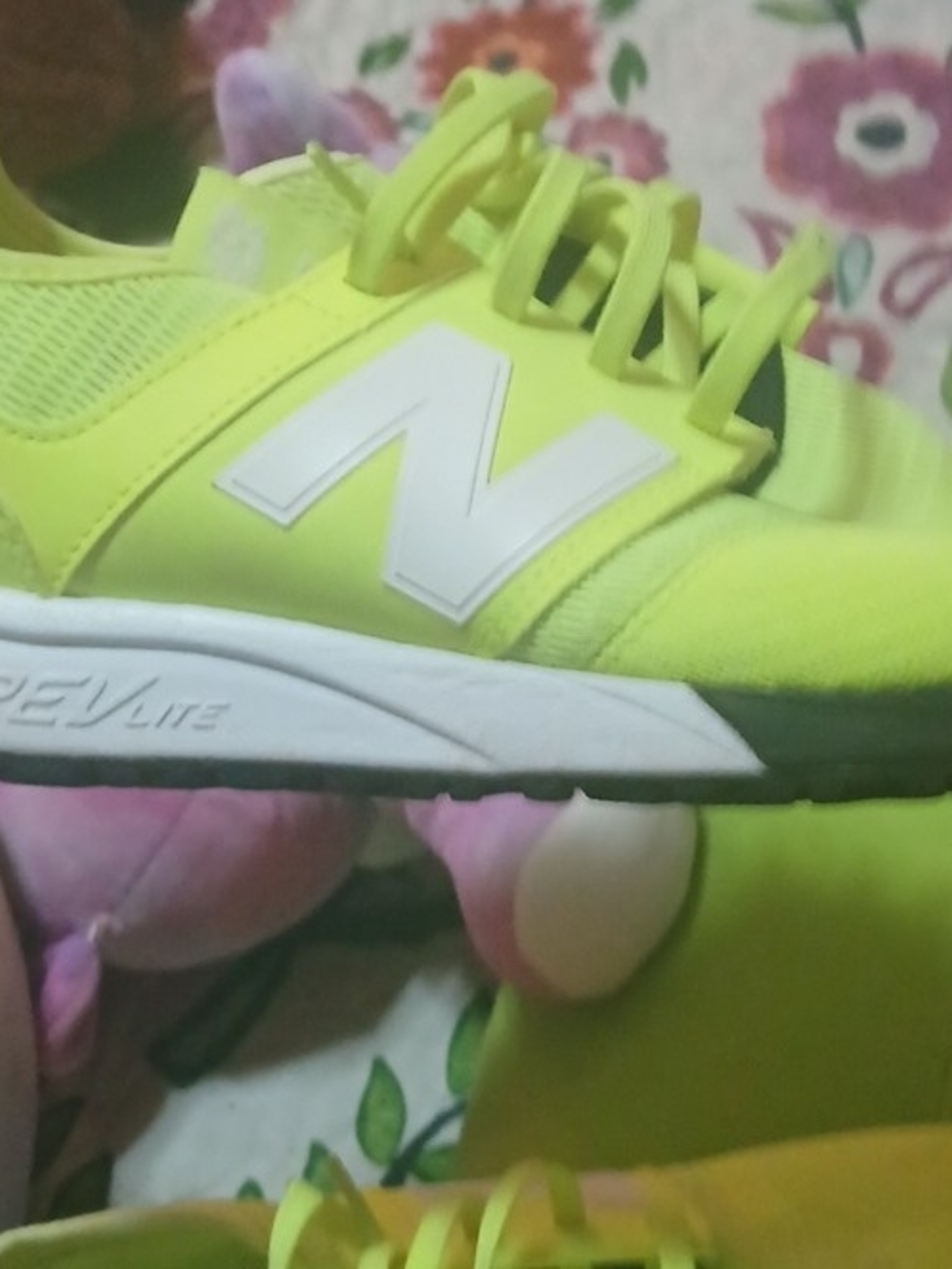 New Balance 247 Neon Yellow Green Sneakers